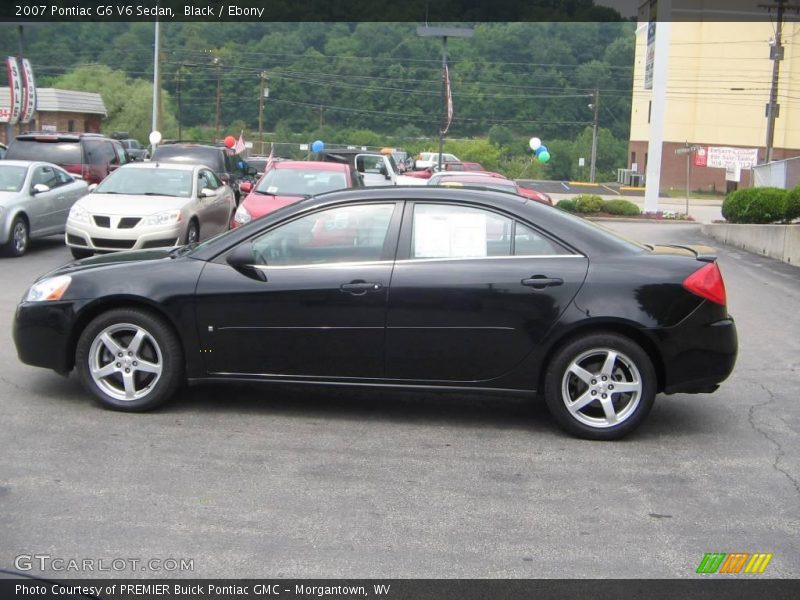 Black / Ebony 2007 Pontiac G6 V6 Sedan