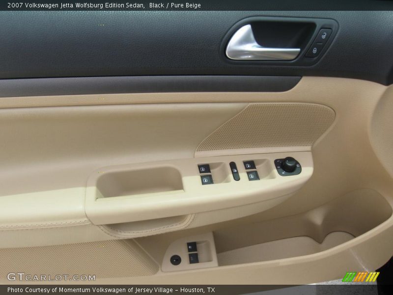 Black / Pure Beige 2007 Volkswagen Jetta Wolfsburg Edition Sedan
