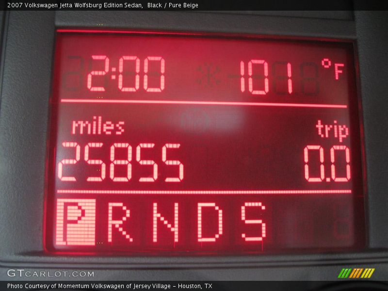 Black / Pure Beige 2007 Volkswagen Jetta Wolfsburg Edition Sedan