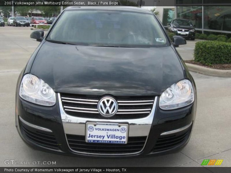 Black / Pure Beige 2007 Volkswagen Jetta Wolfsburg Edition Sedan