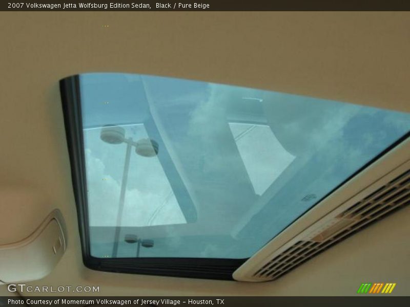 Black / Pure Beige 2007 Volkswagen Jetta Wolfsburg Edition Sedan