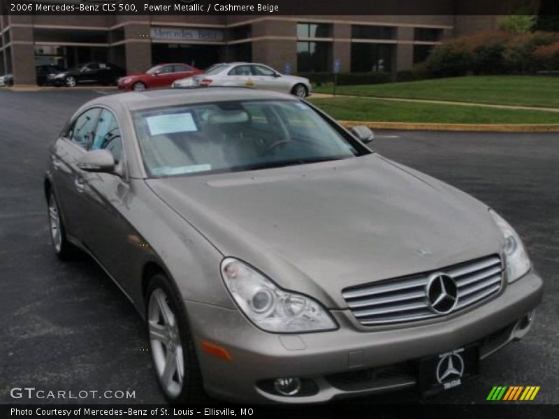 Pewter Metallic / Cashmere Beige 2006 Mercedes-Benz CLS 500