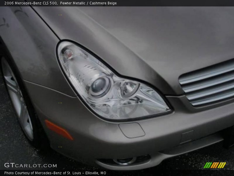 Pewter Metallic / Cashmere Beige 2006 Mercedes-Benz CLS 500