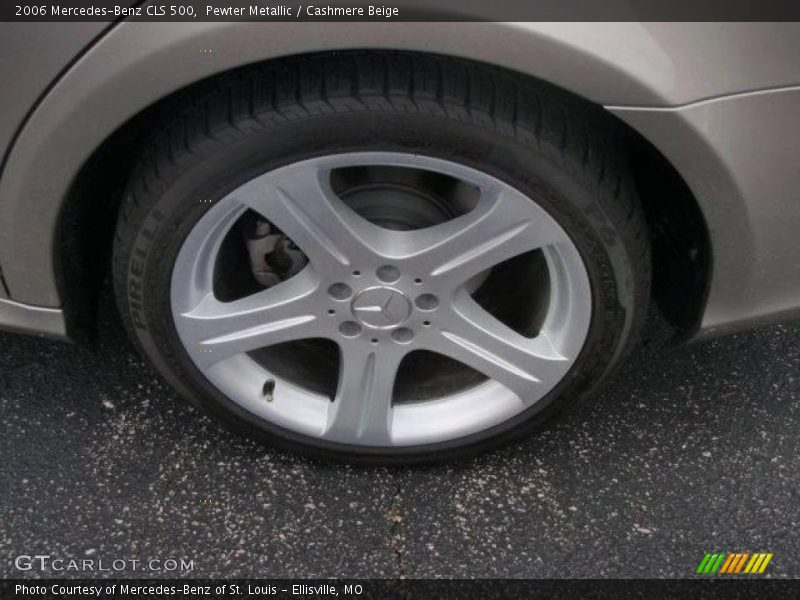 Pewter Metallic / Cashmere Beige 2006 Mercedes-Benz CLS 500