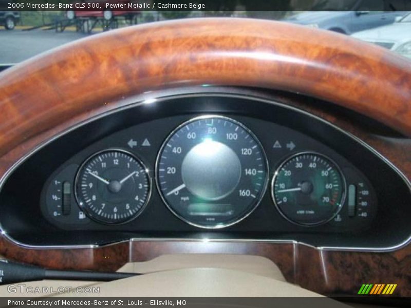 Pewter Metallic / Cashmere Beige 2006 Mercedes-Benz CLS 500