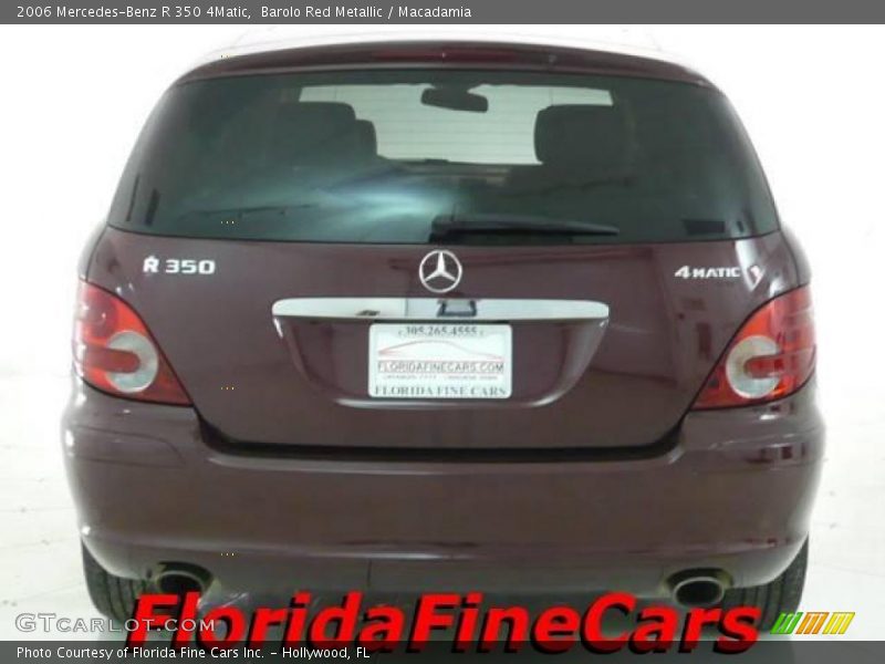 Barolo Red Metallic / Macadamia 2006 Mercedes-Benz R 350 4Matic