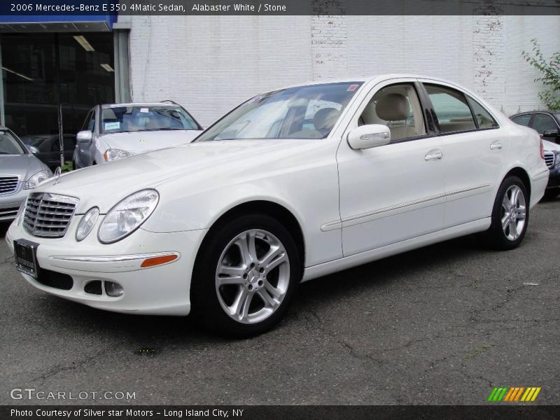 Alabaster White / Stone 2006 Mercedes-Benz E 350 4Matic Sedan