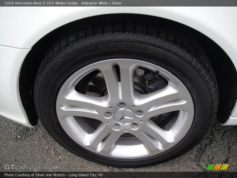 Alabaster White / Stone 2006 Mercedes-Benz E 350 4Matic Sedan