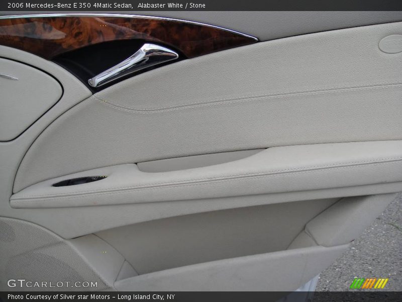 Alabaster White / Stone 2006 Mercedes-Benz E 350 4Matic Sedan