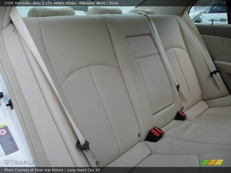 Alabaster White / Stone 2006 Mercedes-Benz E 350 4Matic Sedan