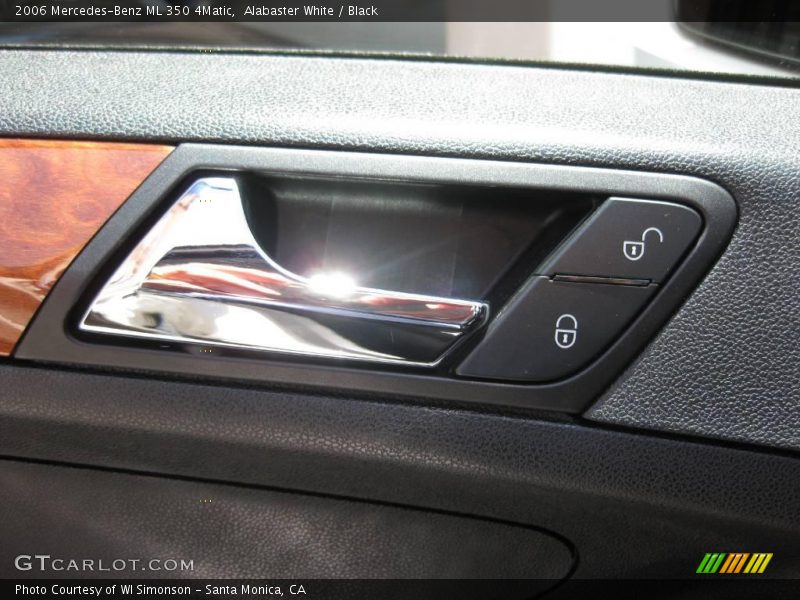 Alabaster White / Black 2006 Mercedes-Benz ML 350 4Matic