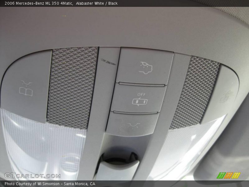 Alabaster White / Black 2006 Mercedes-Benz ML 350 4Matic