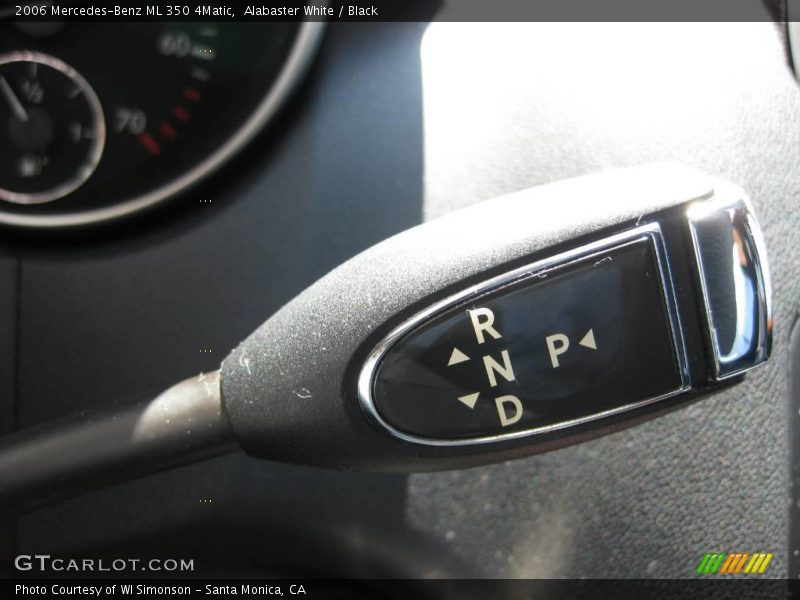 Alabaster White / Black 2006 Mercedes-Benz ML 350 4Matic