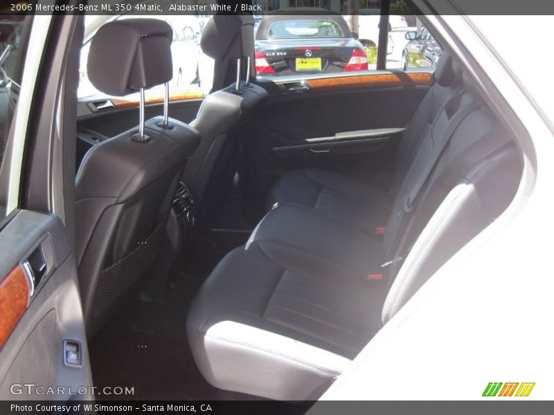 Alabaster White / Black 2006 Mercedes-Benz ML 350 4Matic
