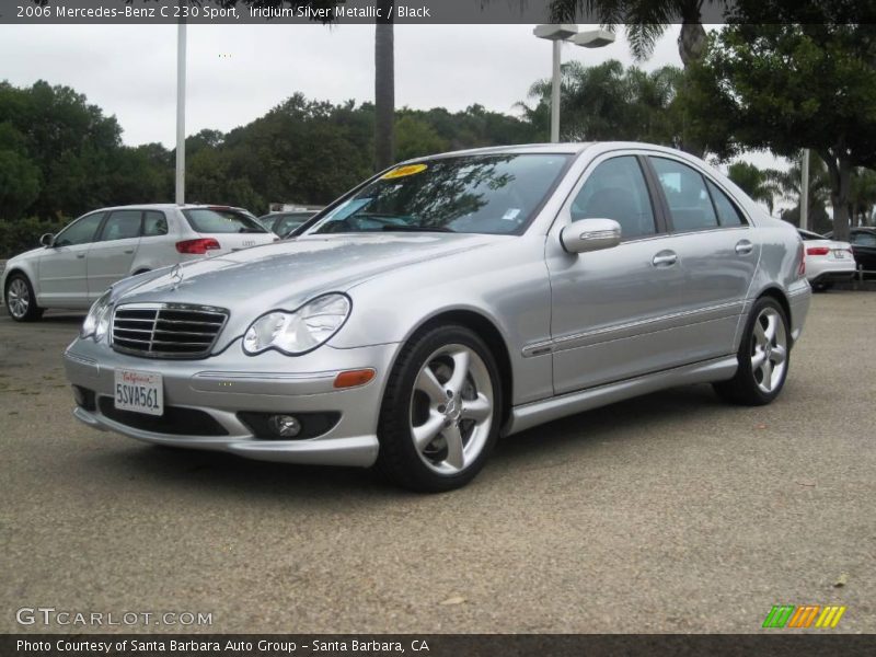 Iridium Silver Metallic / Black 2006 Mercedes-Benz C 230 Sport