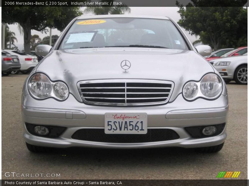 Iridium Silver Metallic / Black 2006 Mercedes-Benz C 230 Sport
