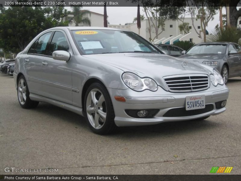 Iridium Silver Metallic / Black 2006 Mercedes-Benz C 230 Sport