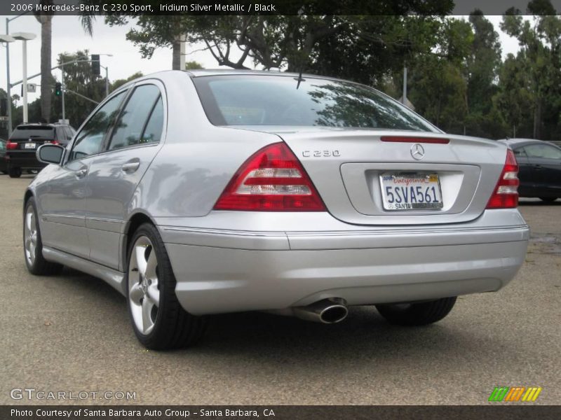 Iridium Silver Metallic / Black 2006 Mercedes-Benz C 230 Sport