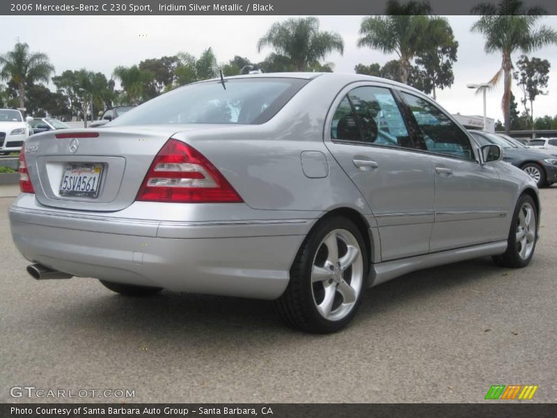 Iridium Silver Metallic / Black 2006 Mercedes-Benz C 230 Sport