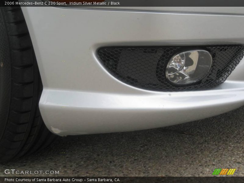 Iridium Silver Metallic / Black 2006 Mercedes-Benz C 230 Sport