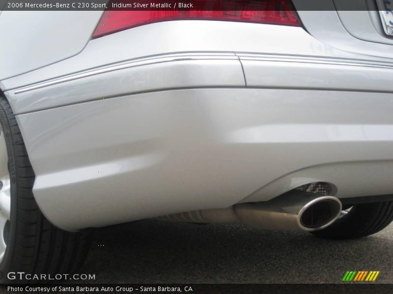 Iridium Silver Metallic / Black 2006 Mercedes-Benz C 230 Sport