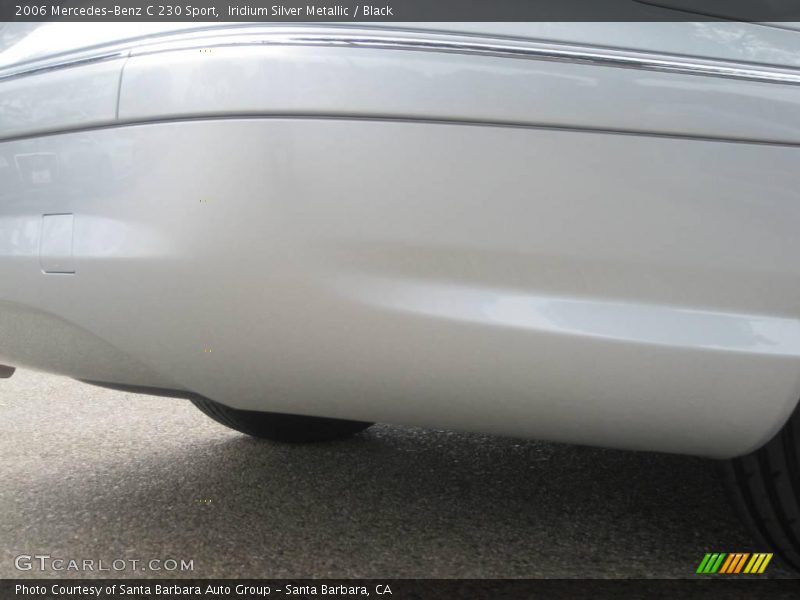 Iridium Silver Metallic / Black 2006 Mercedes-Benz C 230 Sport