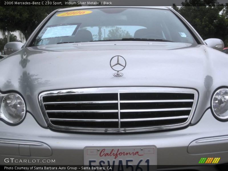 Iridium Silver Metallic / Black 2006 Mercedes-Benz C 230 Sport