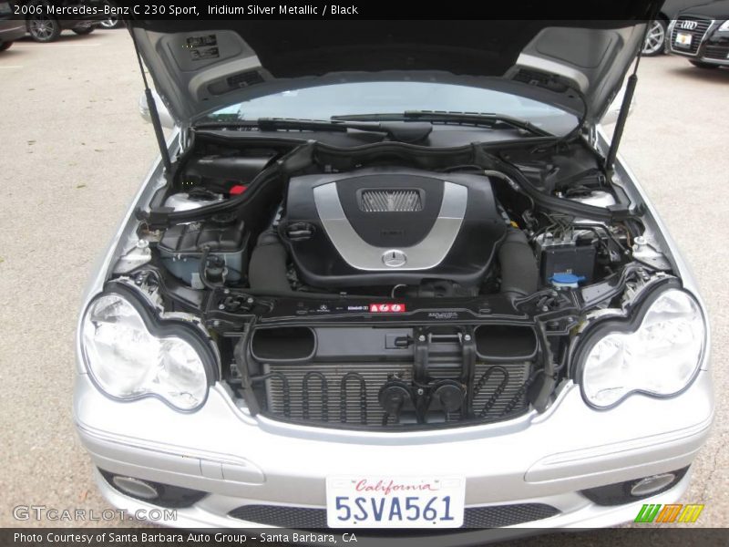 Iridium Silver Metallic / Black 2006 Mercedes-Benz C 230 Sport