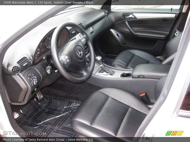 Iridium Silver Metallic / Black 2006 Mercedes-Benz C 230 Sport