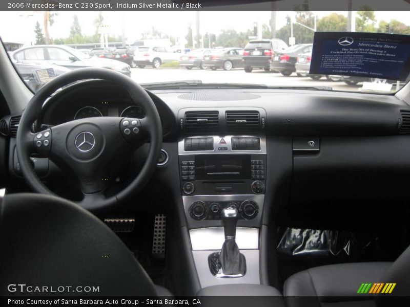 Iridium Silver Metallic / Black 2006 Mercedes-Benz C 230 Sport