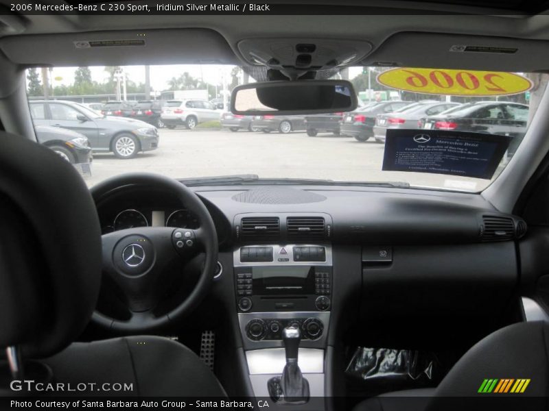Iridium Silver Metallic / Black 2006 Mercedes-Benz C 230 Sport