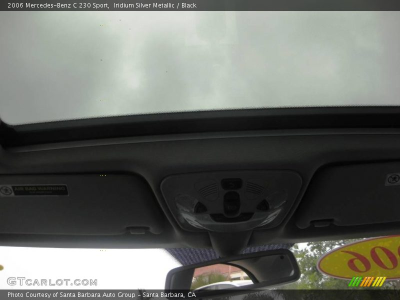 Iridium Silver Metallic / Black 2006 Mercedes-Benz C 230 Sport