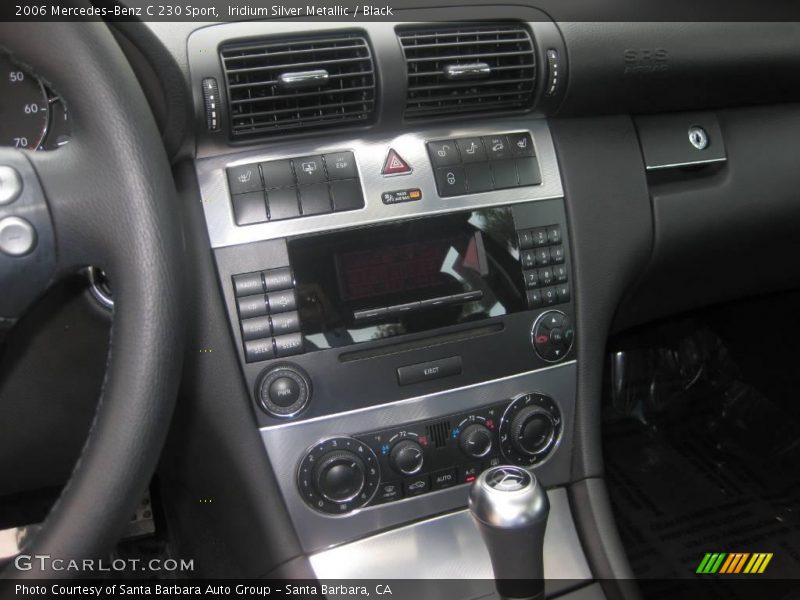 Iridium Silver Metallic / Black 2006 Mercedes-Benz C 230 Sport