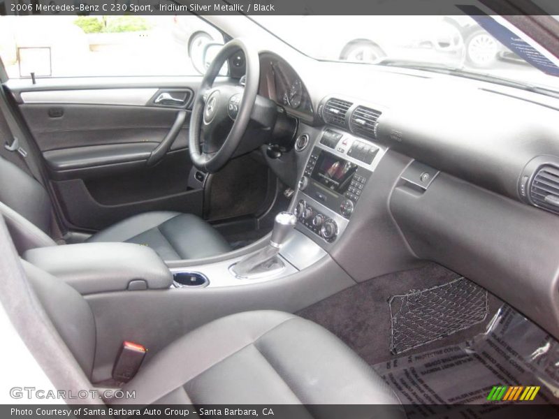 Iridium Silver Metallic / Black 2006 Mercedes-Benz C 230 Sport