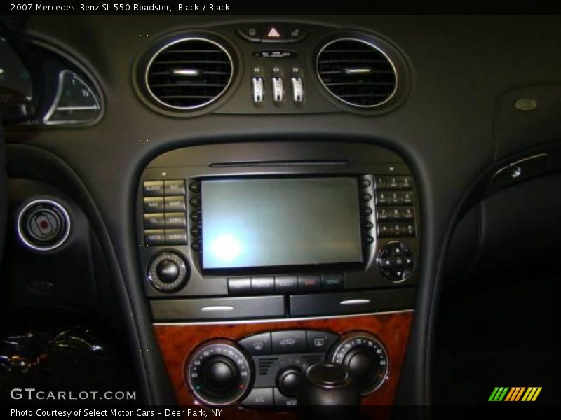 Black / Black 2007 Mercedes-Benz SL 550 Roadster