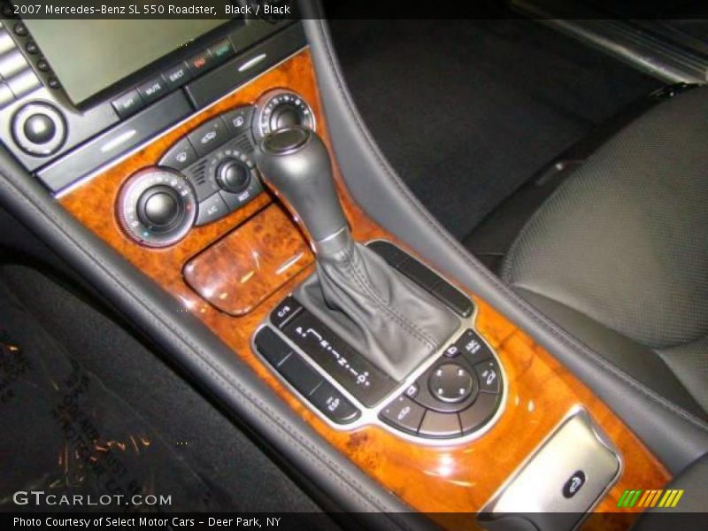 Black / Black 2007 Mercedes-Benz SL 550 Roadster