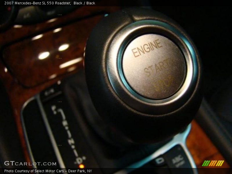 Black / Black 2007 Mercedes-Benz SL 550 Roadster