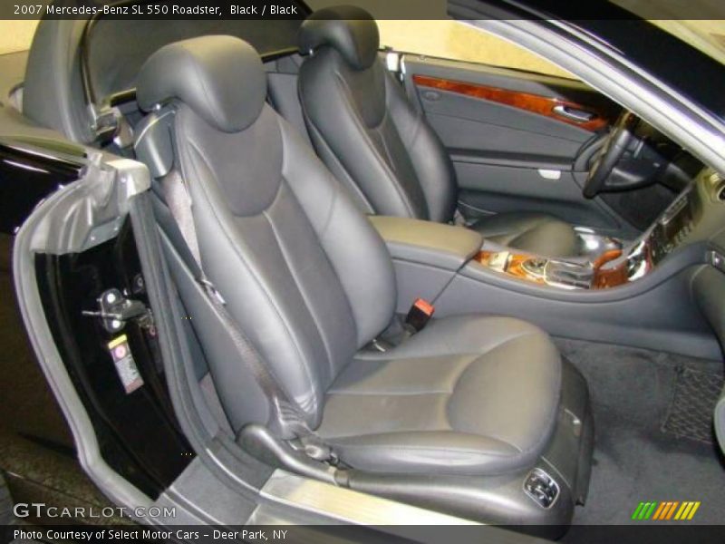 Black / Black 2007 Mercedes-Benz SL 550 Roadster