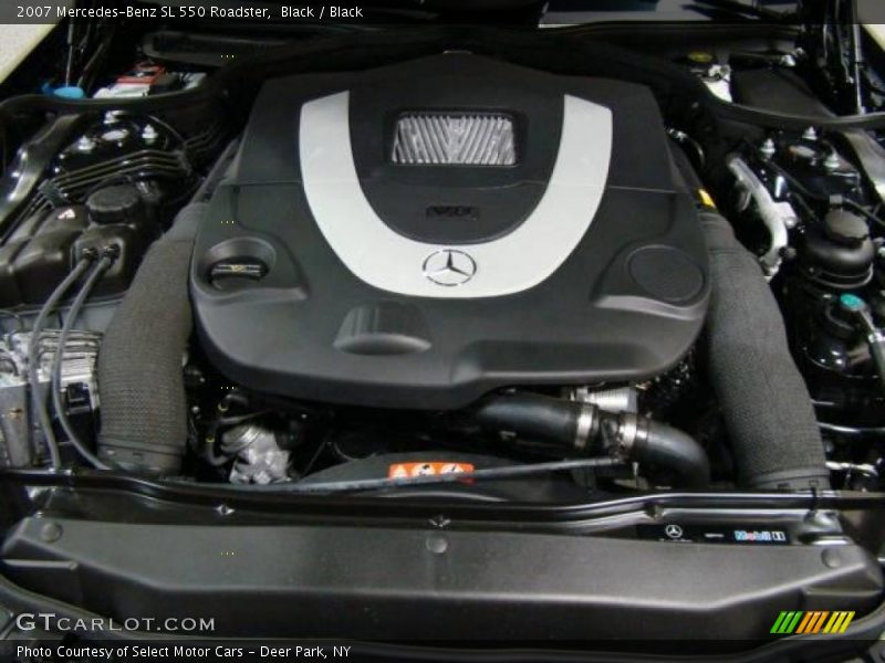 Black / Black 2007 Mercedes-Benz SL 550 Roadster