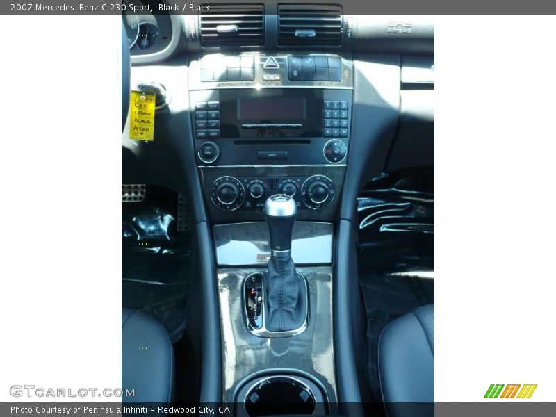 Black / Black 2007 Mercedes-Benz C 230 Sport