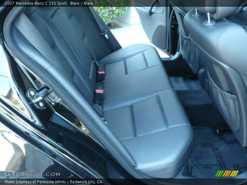 Black / Black 2007 Mercedes-Benz C 230 Sport