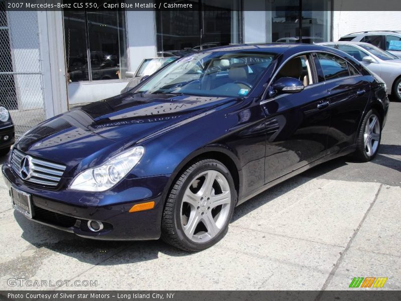 Capri Blue Metallic / Cashmere 2007 Mercedes-Benz CLS 550