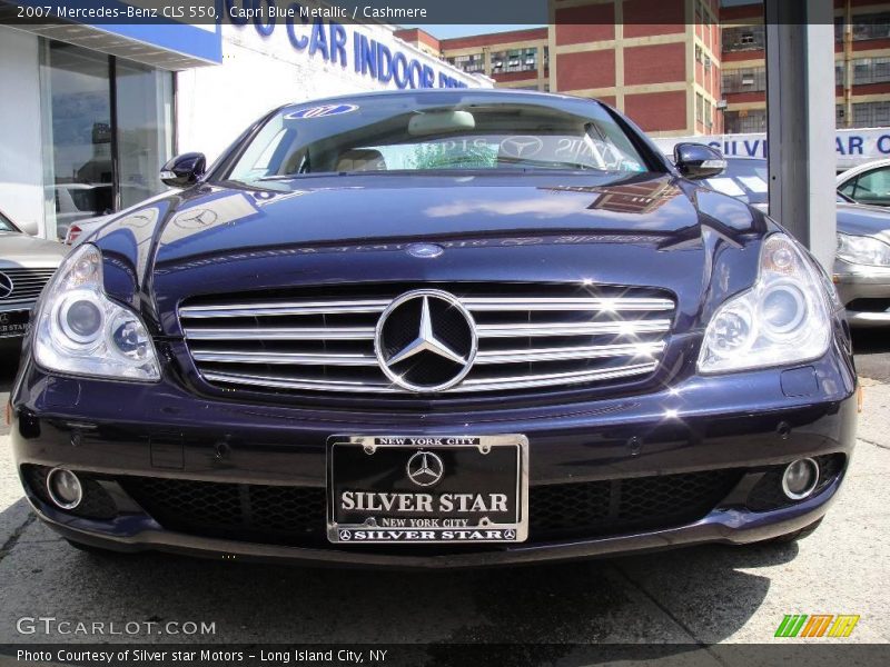 Capri Blue Metallic / Cashmere 2007 Mercedes-Benz CLS 550