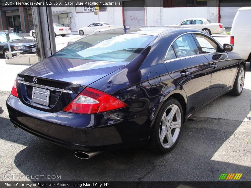Capri Blue Metallic / Cashmere 2007 Mercedes-Benz CLS 550