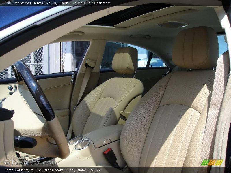 Capri Blue Metallic / Cashmere 2007 Mercedes-Benz CLS 550