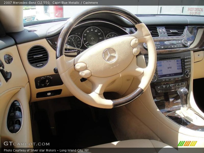 Capri Blue Metallic / Cashmere 2007 Mercedes-Benz CLS 550