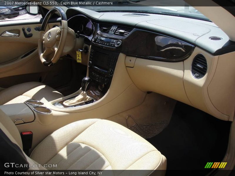 Capri Blue Metallic / Cashmere 2007 Mercedes-Benz CLS 550