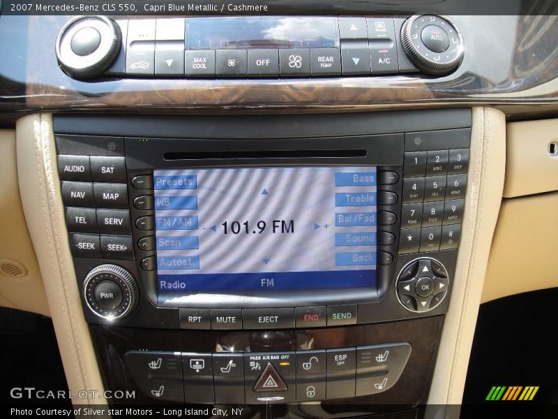Capri Blue Metallic / Cashmere 2007 Mercedes-Benz CLS 550