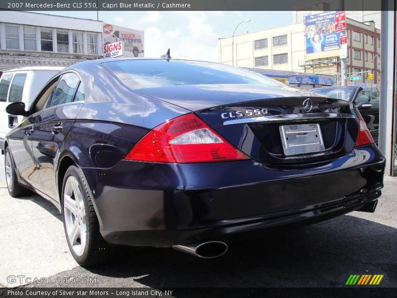 Capri Blue Metallic / Cashmere 2007 Mercedes-Benz CLS 550