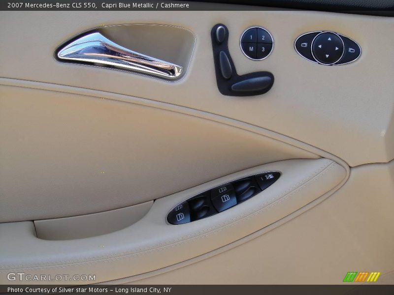 Capri Blue Metallic / Cashmere 2007 Mercedes-Benz CLS 550